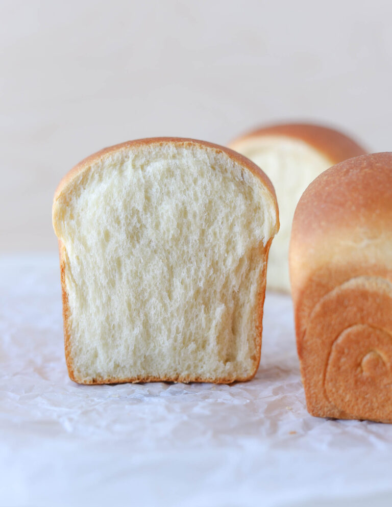 Soft Sourdough Milk Bread With Tangzhong