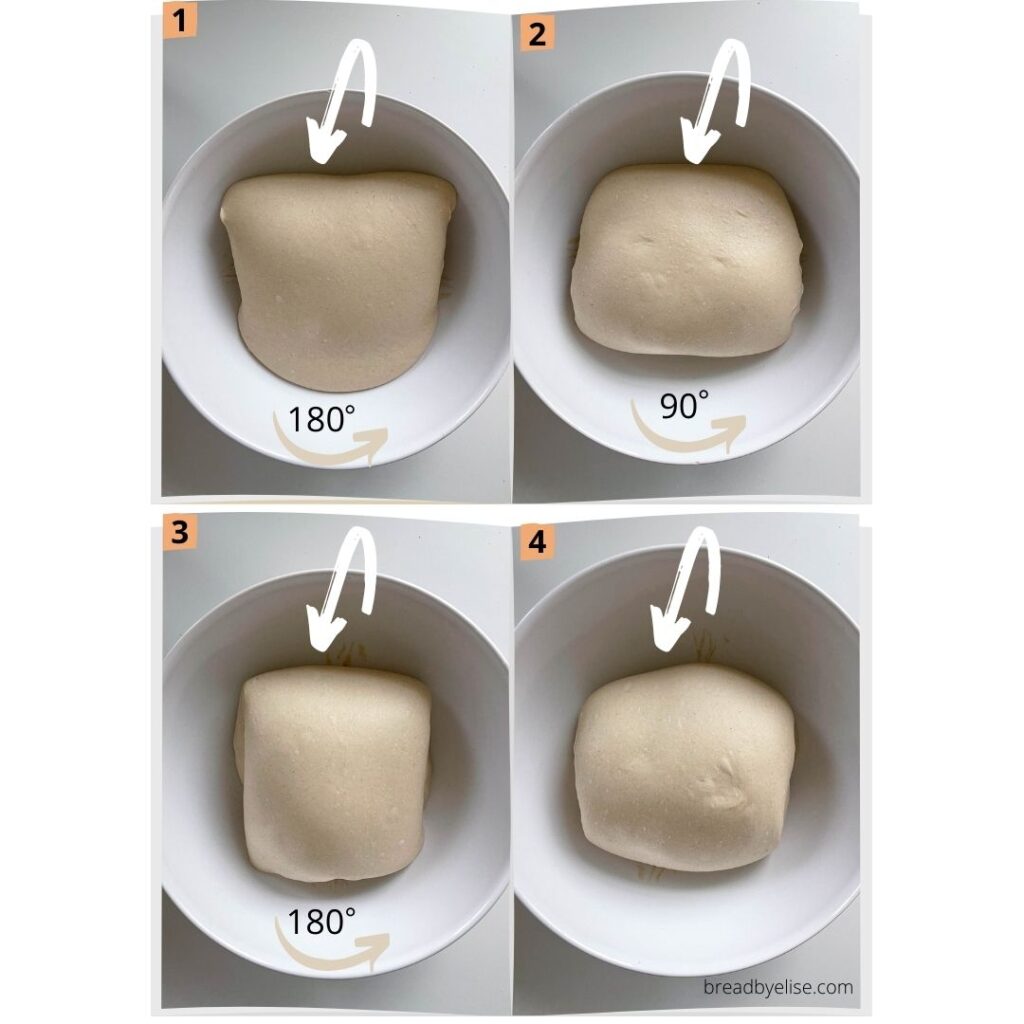 How to perform a coil fold (homemade sourdough bagels)