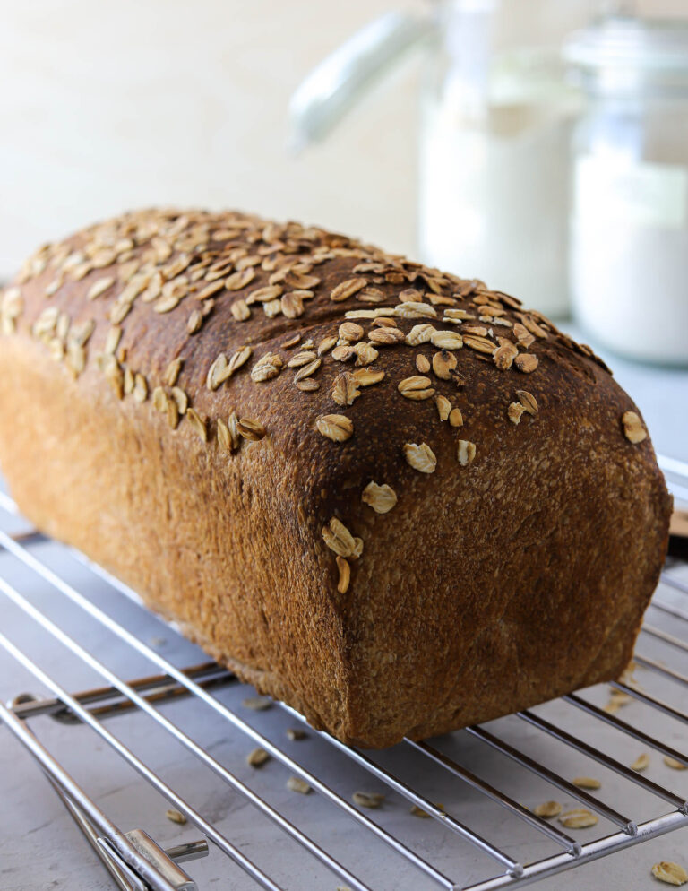 50% Whole Wheat Sourdough Sandwich Bread - Bread By Elise