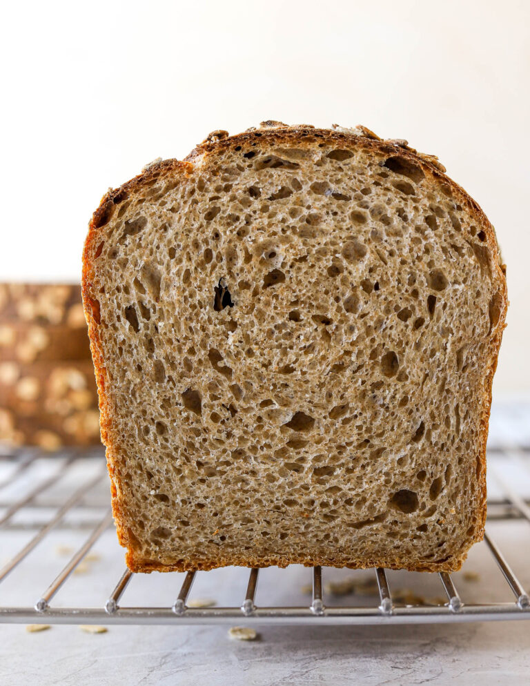 50% Whole Wheat Sourdough Sandwich Bread