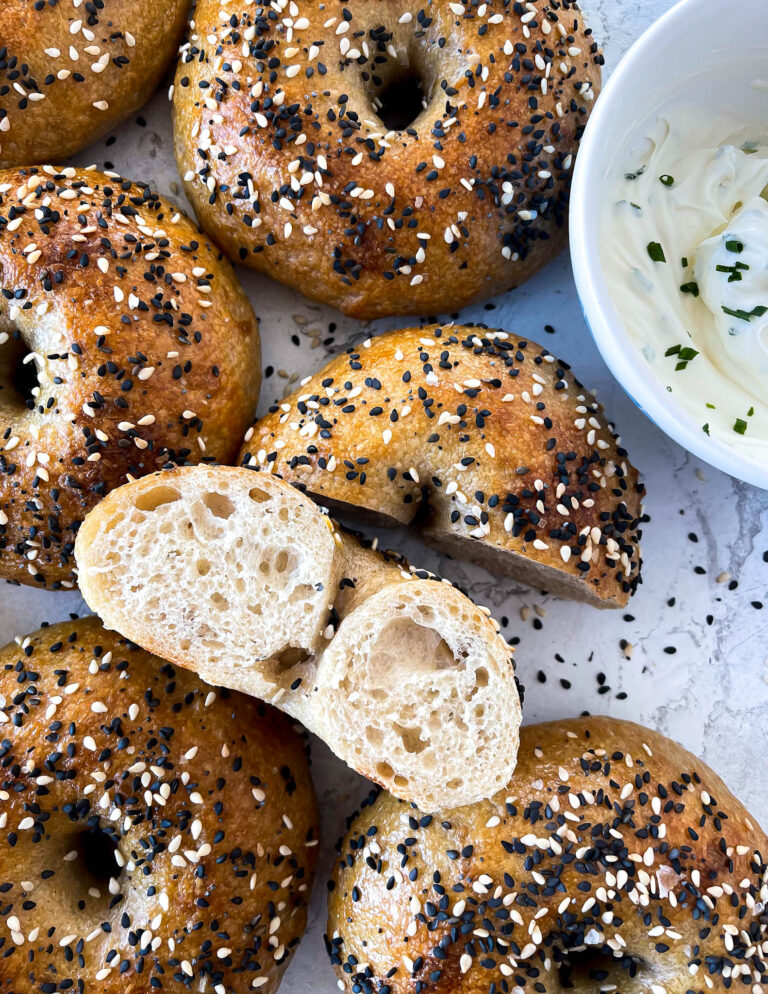 Homemade Sourdough Bagels