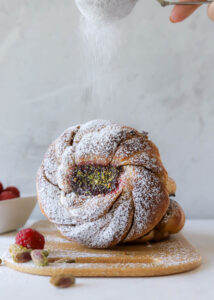 sourdough cardamom knots