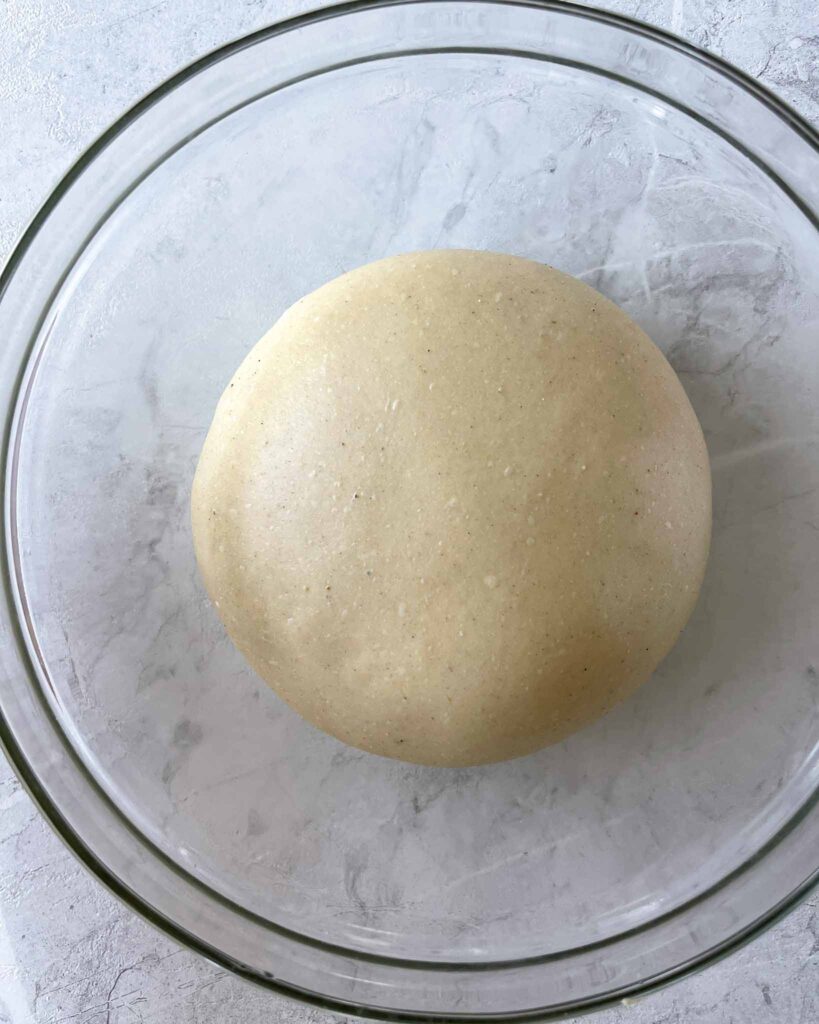 sourdough cardamom knots dough