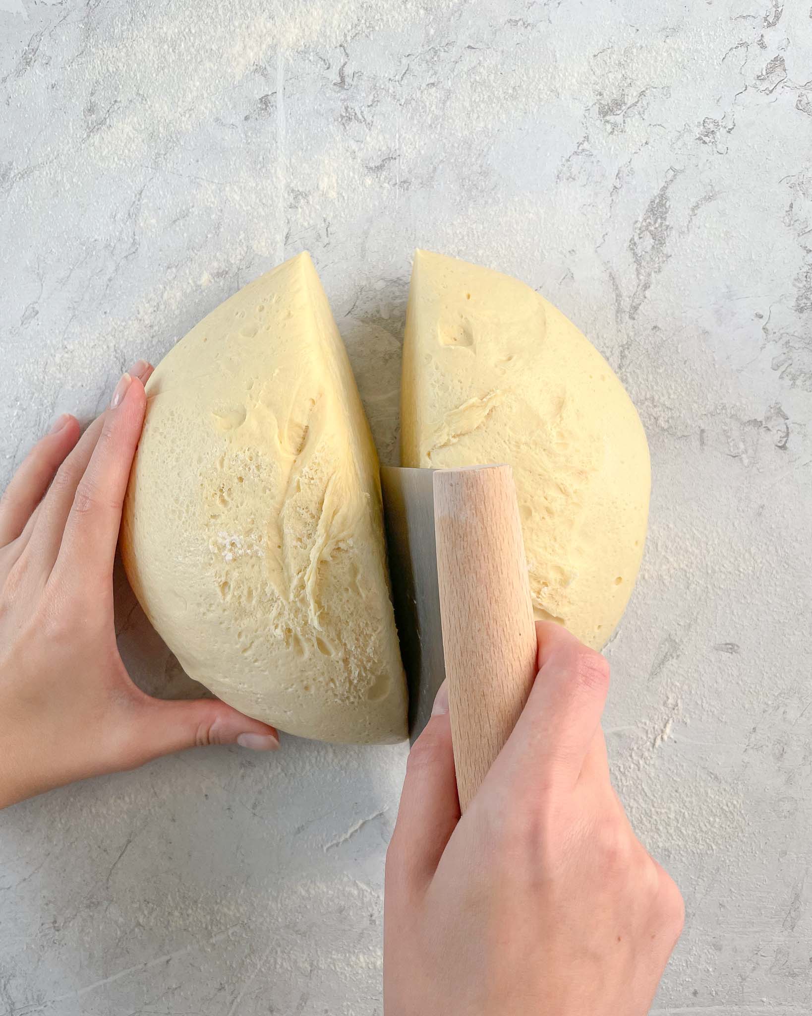 how to shape - milk buns