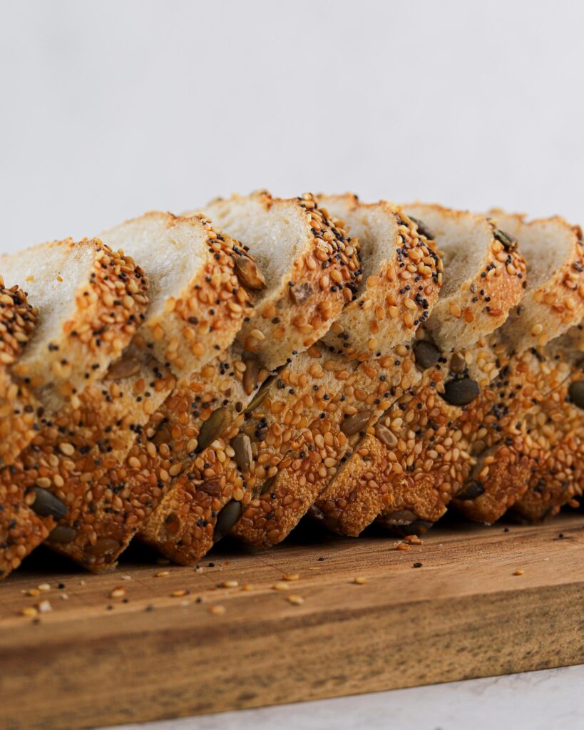 seeded sourdough sandwich bread