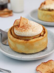 Apple Cinnamon Rolls w/ Maple Frosting