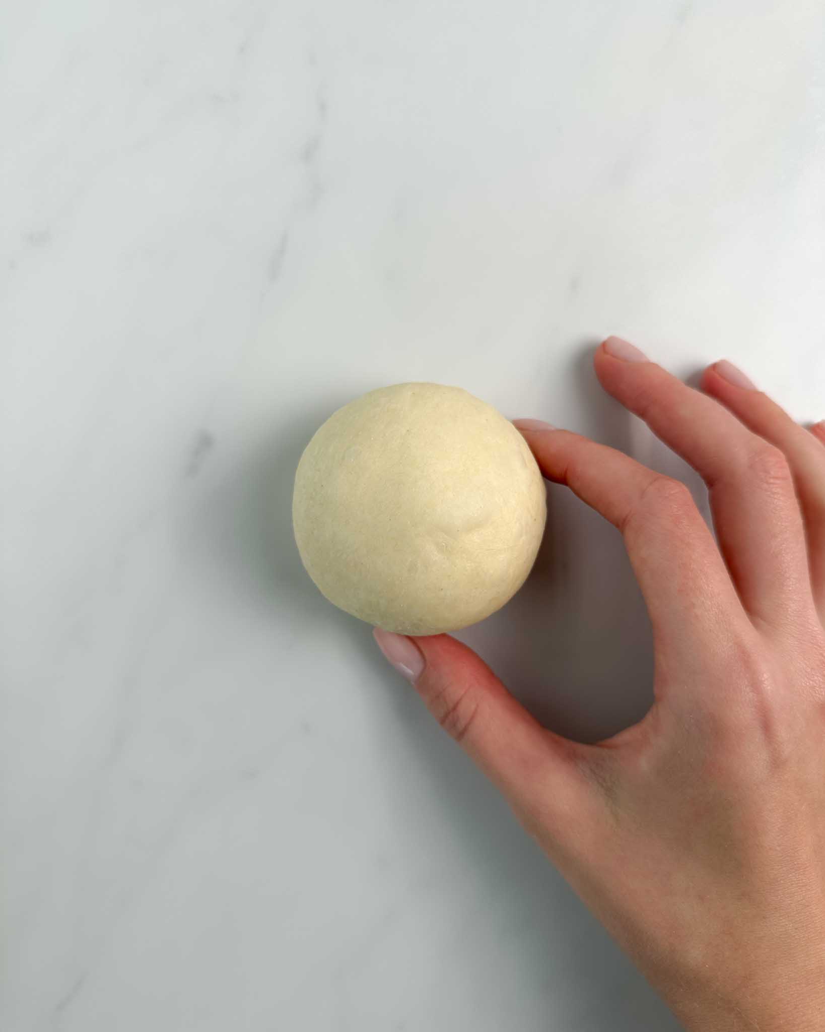 Step 4: how to shape potato bread knots