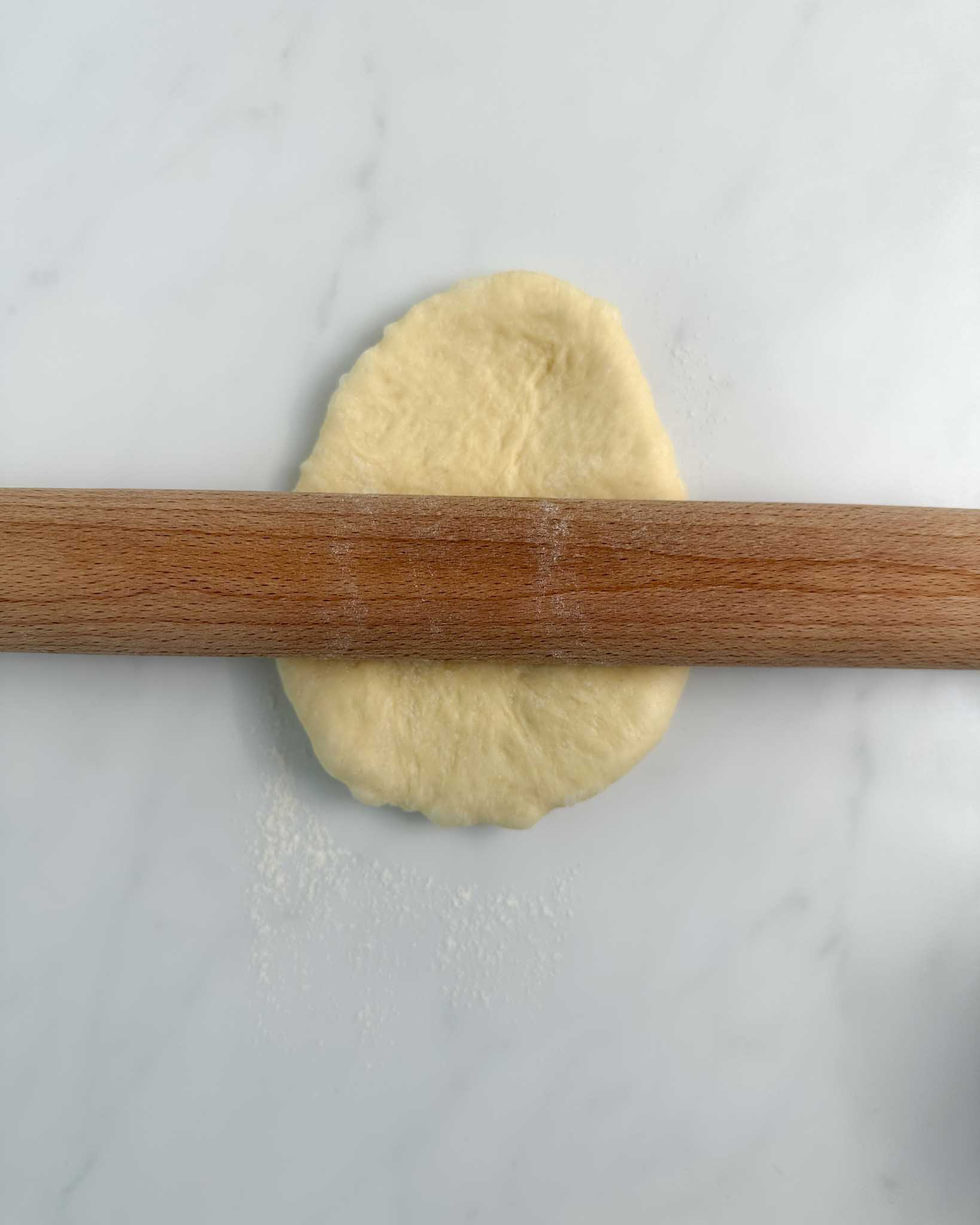 Step 6: how to shape potato bread knots