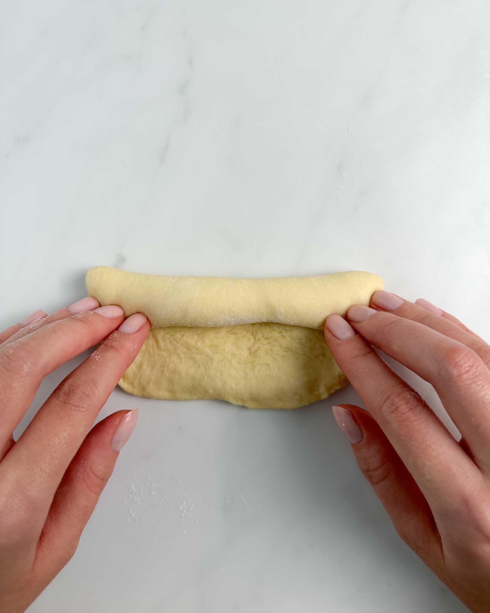 Step 8: how to shape potato bread knots