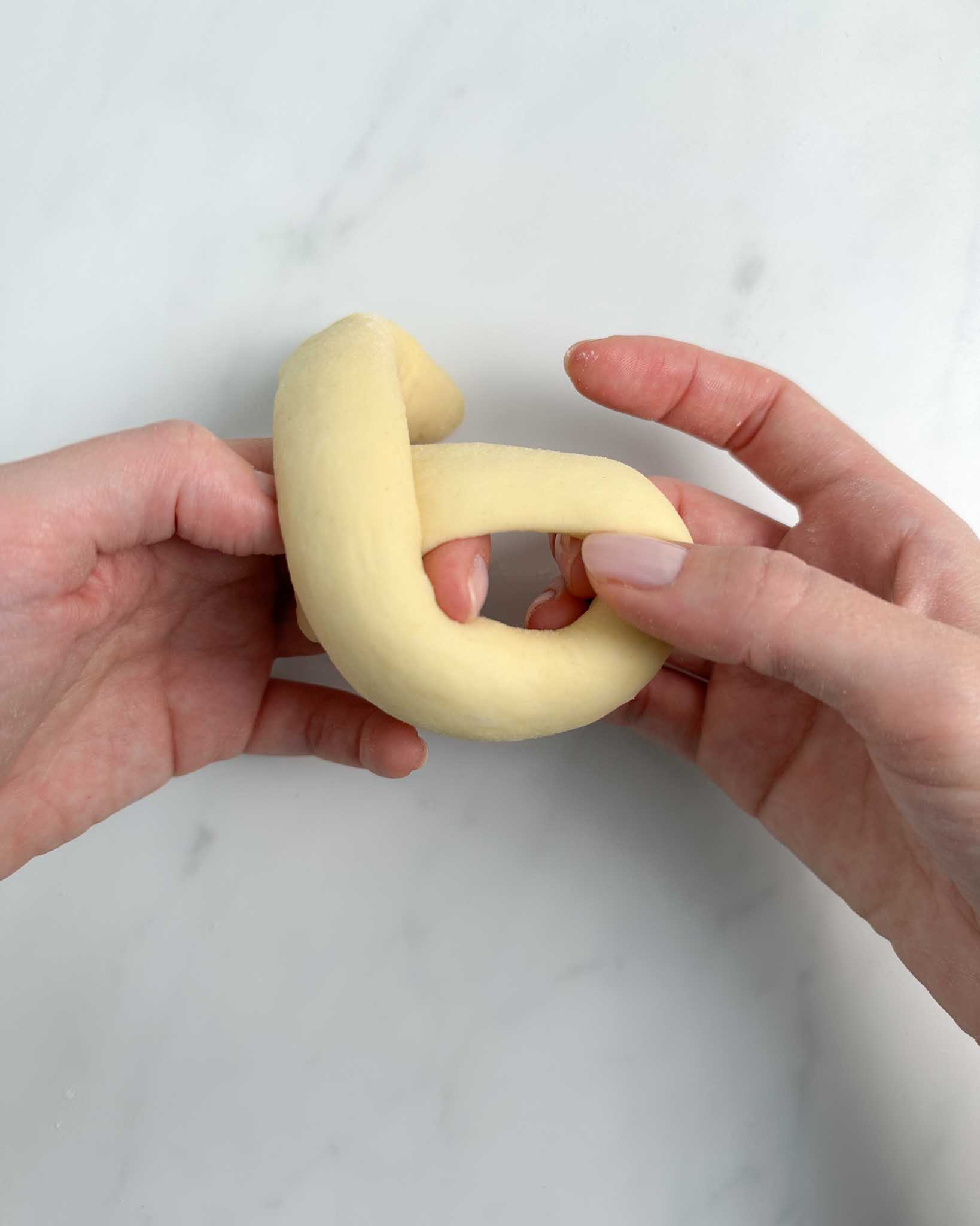 Step 13: how to shape potato bread knots