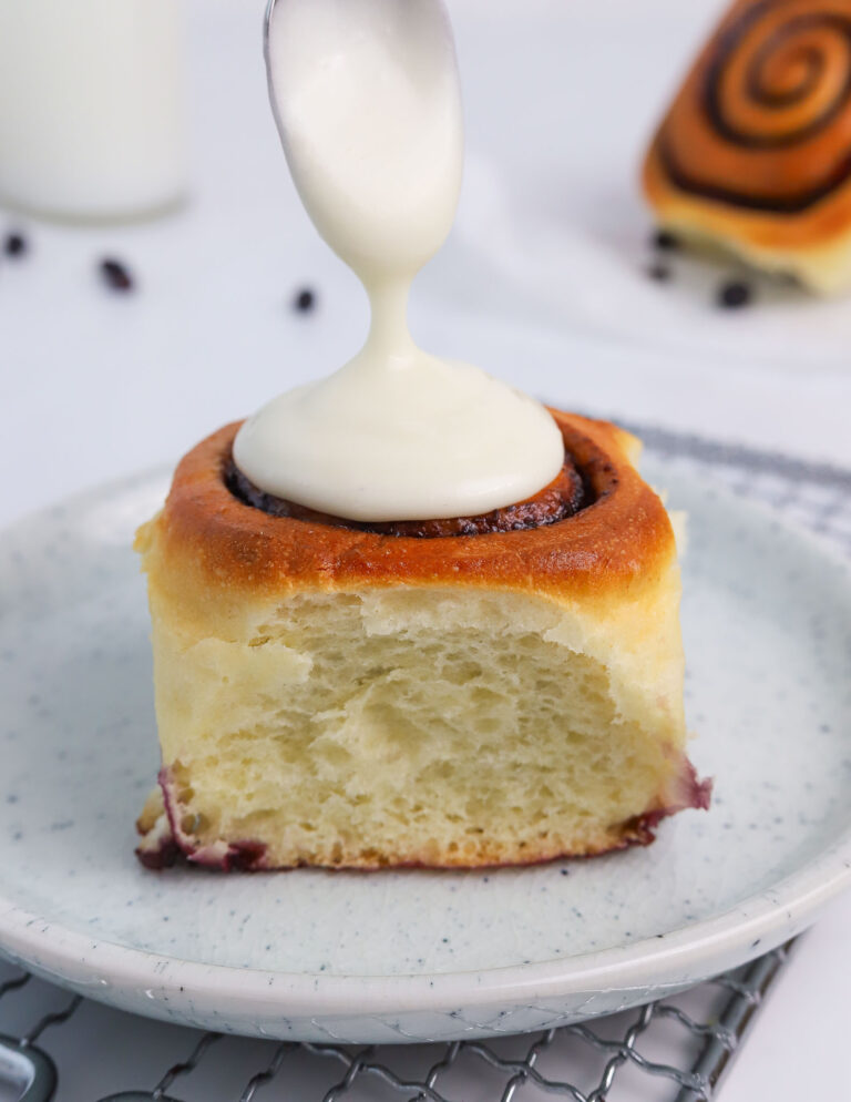 Blueberry Rolls with Cream Cheese Frosting