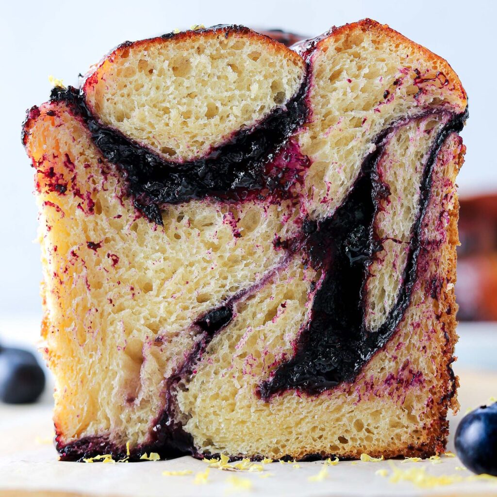 Blueberry And Lemon Sourdough Babka