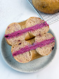 Blueberry Sourdough Bagels